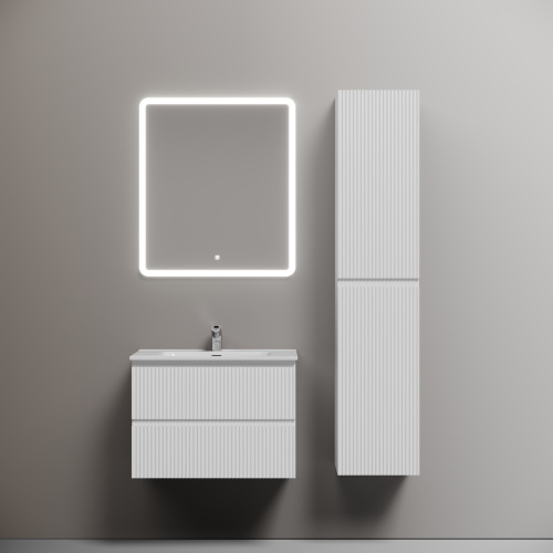 Тумба под раковину Sancos SNOB R SNR70W 69х45х50 подвесная цвет белый - фото 2